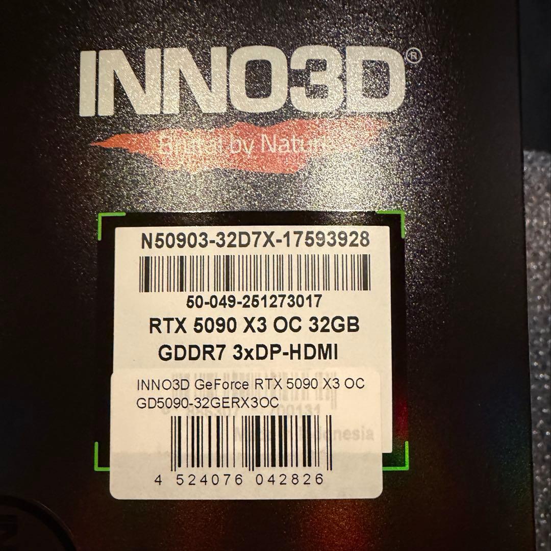 新品未開封 ELSA GeForce RTX 5090 X3 OC エルザ