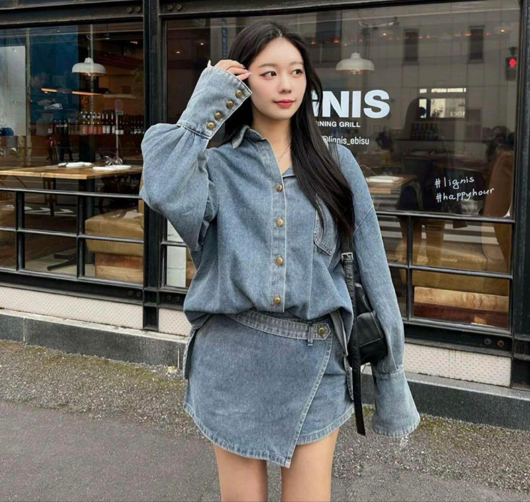 emmy デニム セットアップ ショートパンツ ジャケット