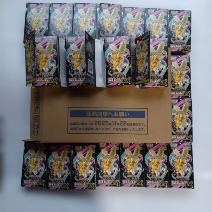 空箱ポケモンカード MEGAドリームex 20箱 +空カートン1箱