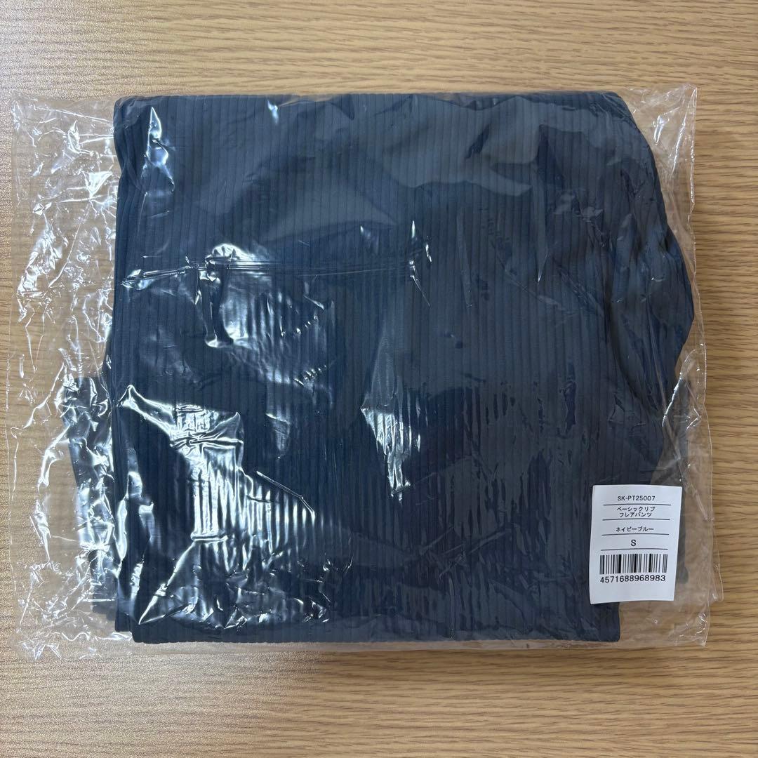 【SUKALA】ベーシックリブフレアパンツ