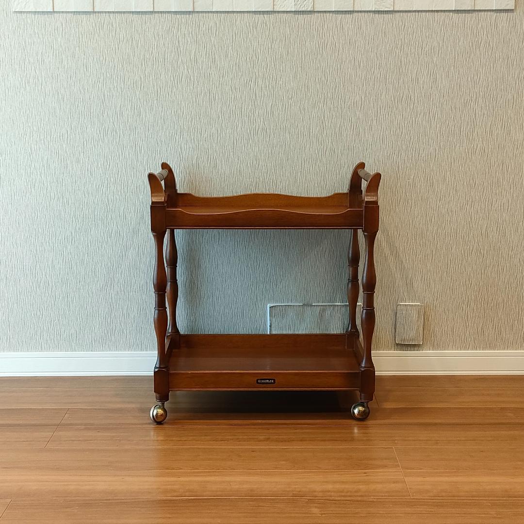 希少　マルニ木工　キッチンワゴン　ティーワゴン　ヴィンテージ