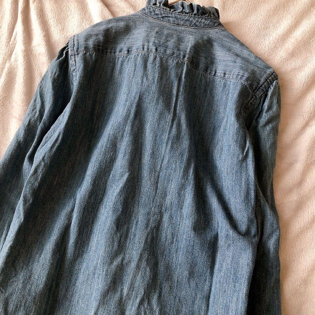 【希少サイズ】Polo Ralph Lauren デニムシャツ ボウタイ