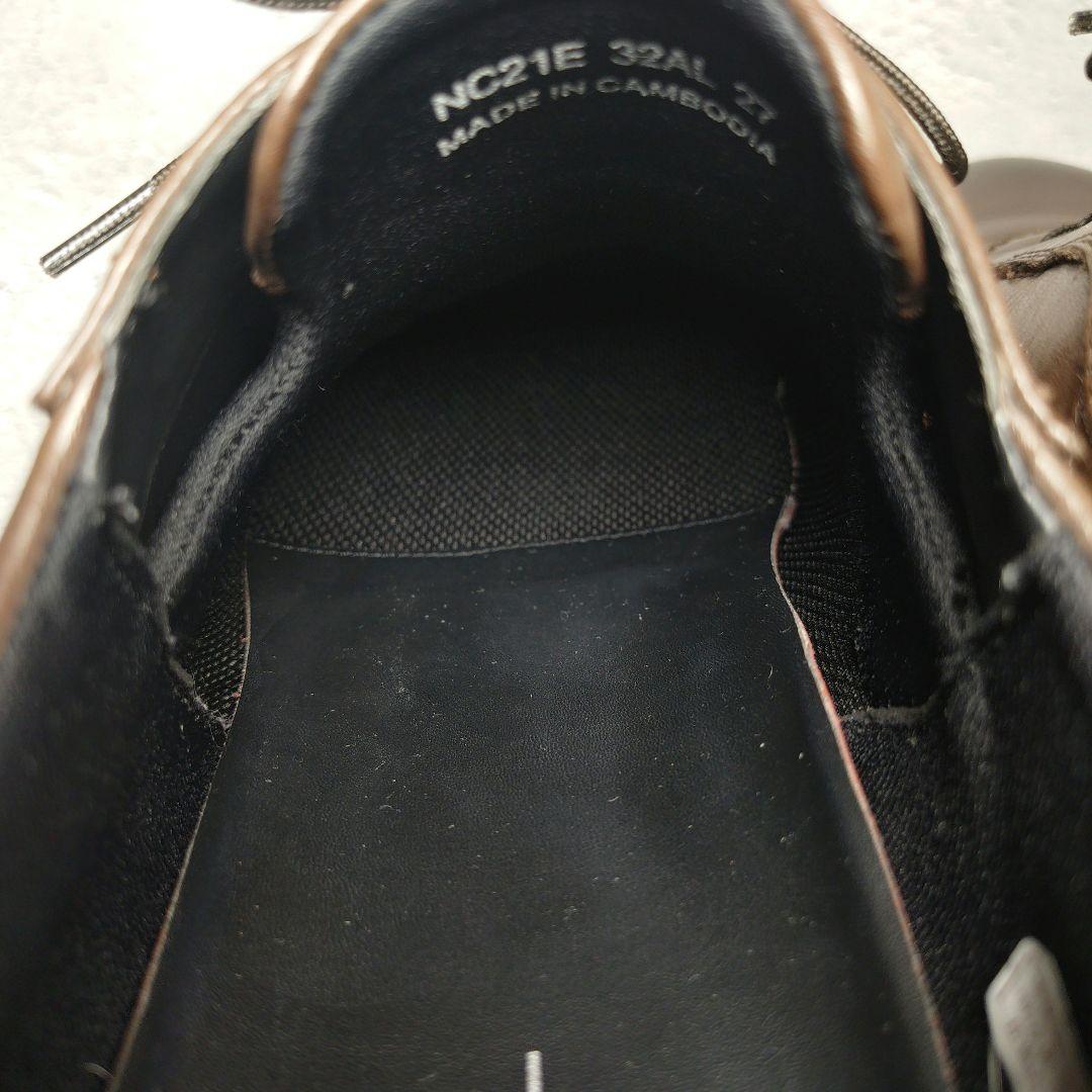 【人気定番デザイン】極美品 REGAL【27】レザードレススニーカー ビジカジ