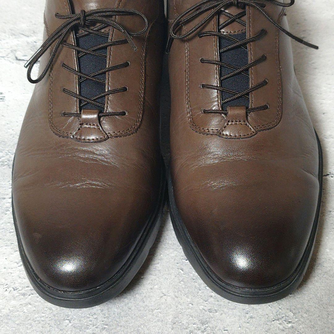 【人気定番デザイン】極美品 REGAL【27】レザードレススニーカー ビジカジ