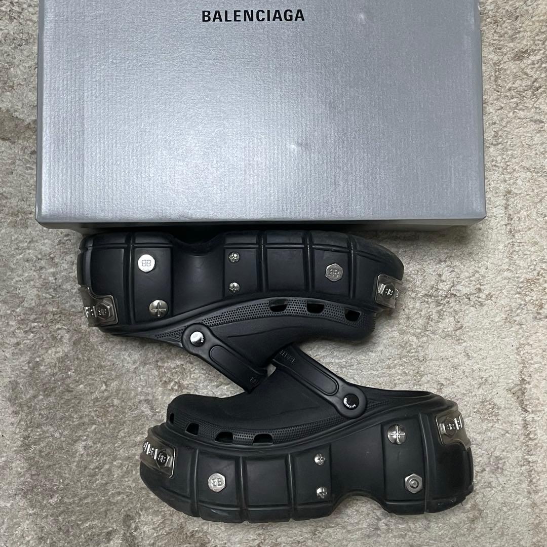BALENCIAGA × CROCS HARDCROCS 43 ミュール 黒