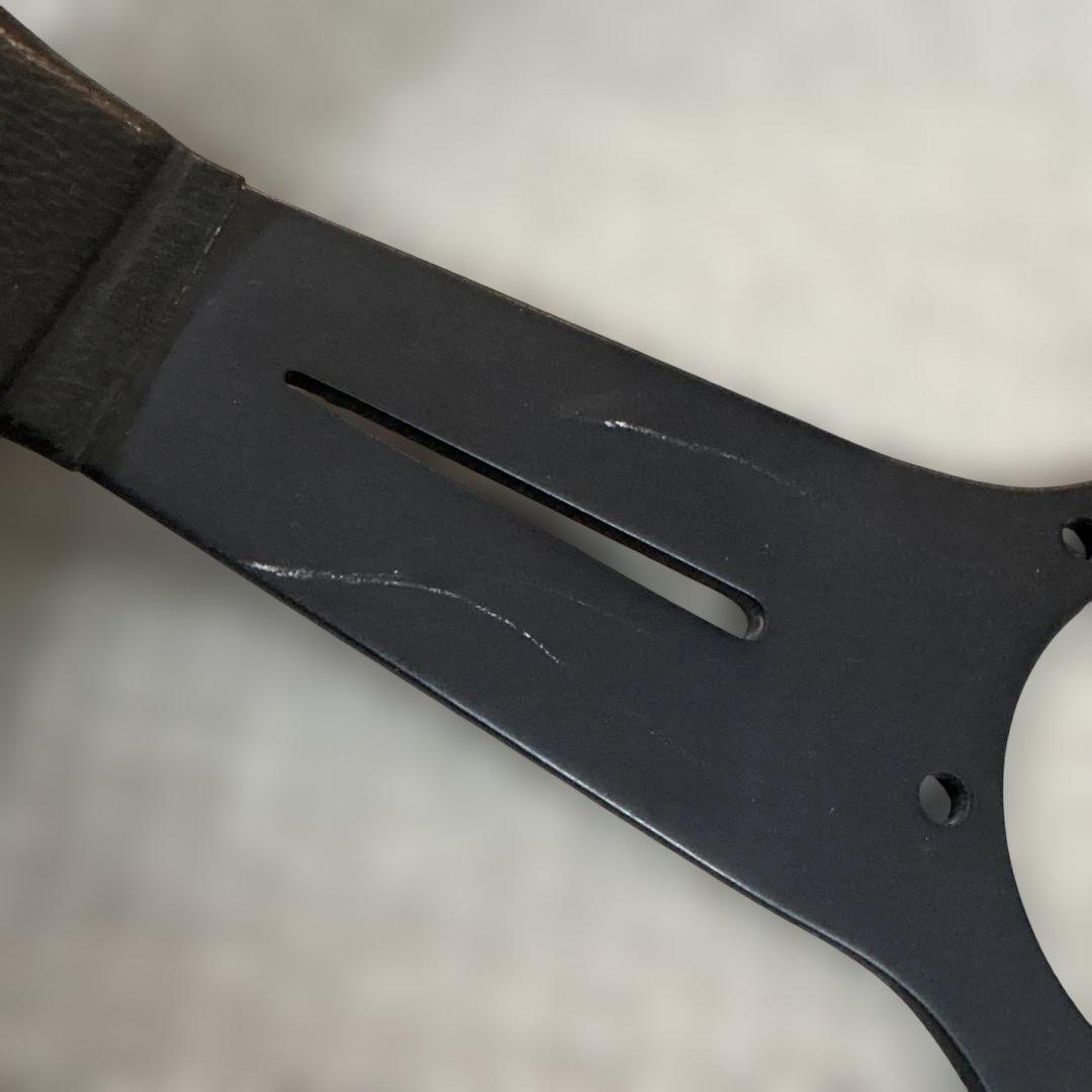 当時物 NARDY ナルディ レザーステアリング 現物のみ