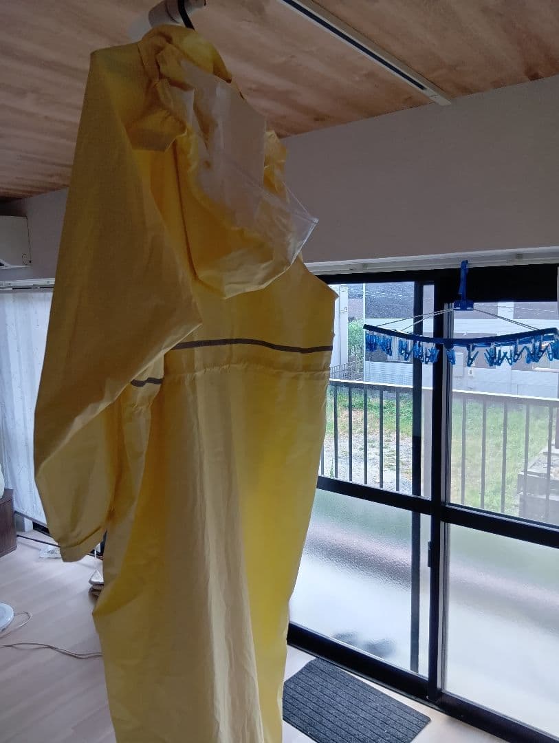 【特注品】着丈160cm 通学用レインコート（男女兼用）