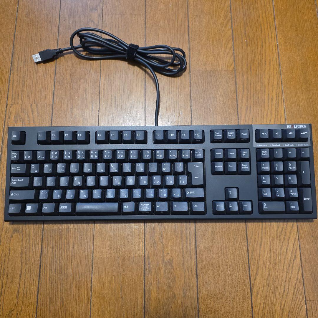 REALFORCE R3S キーボード 変荷重 R3SA12