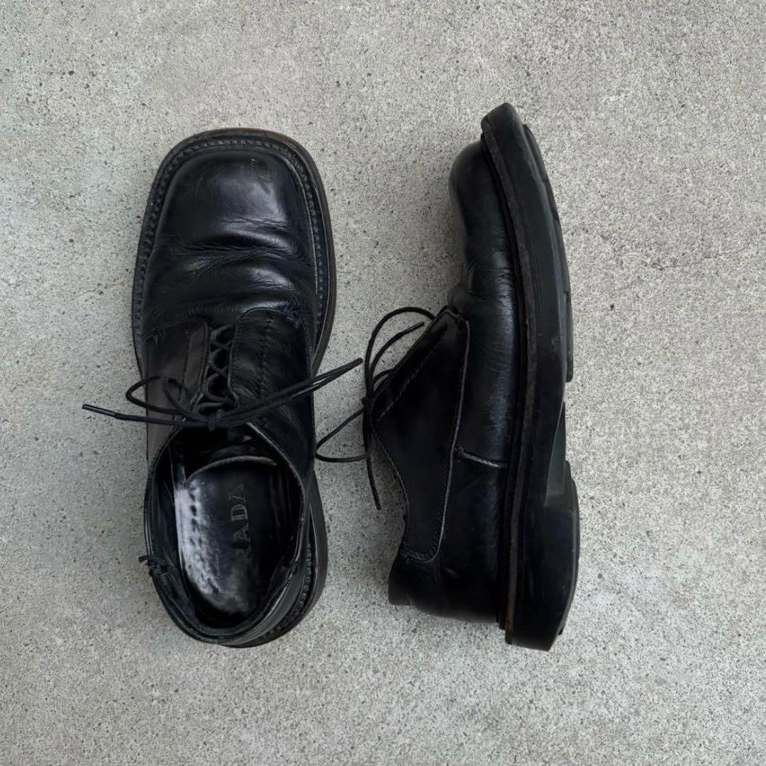 靴 99AW Prada Archive square toe