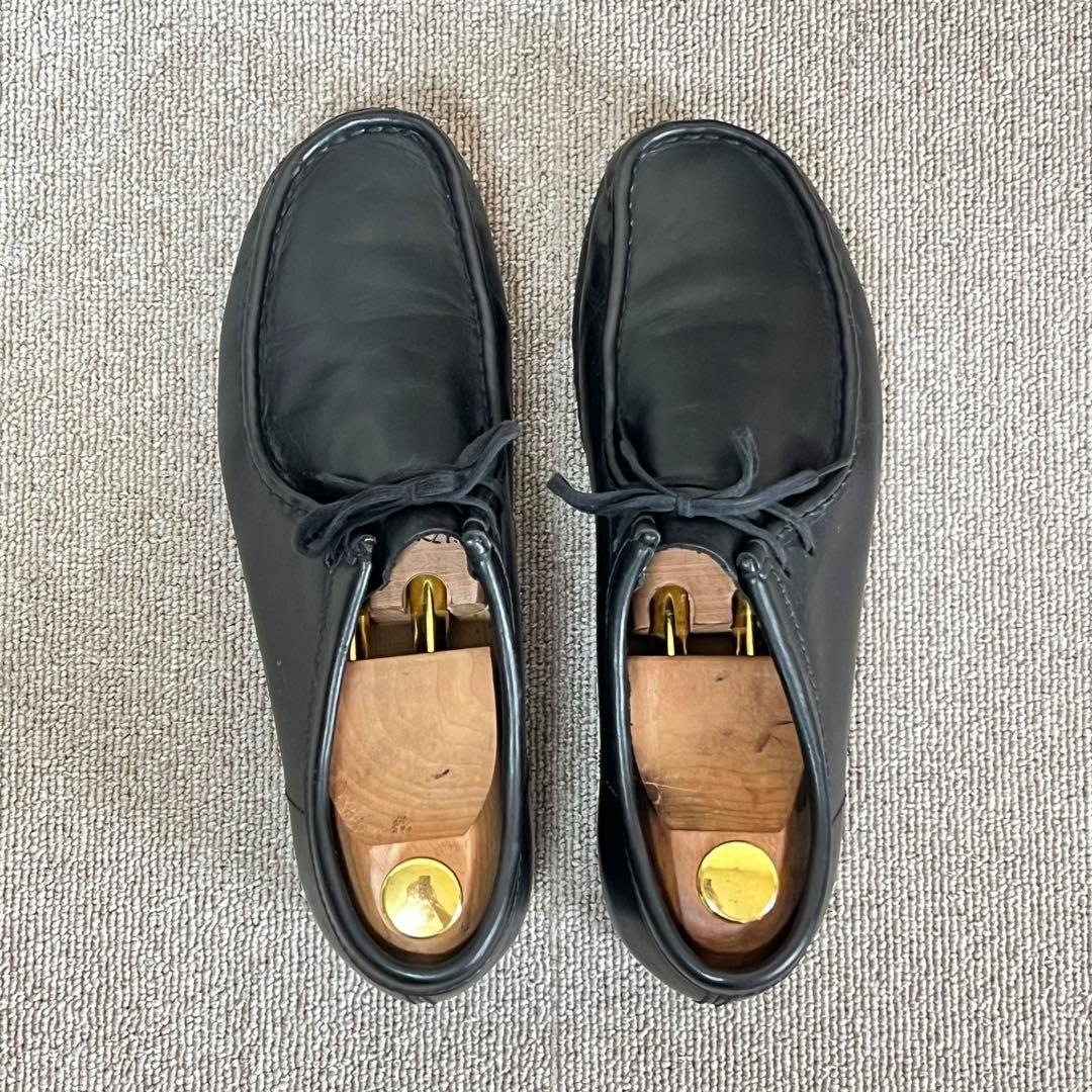 クラークス Clarks ワラビー ブラック レザー 25.0㎝