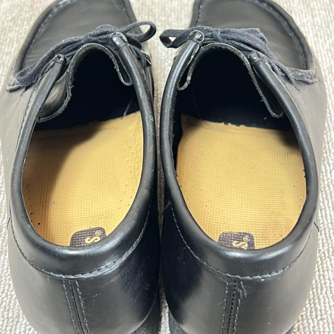 クラークス Clarks ワラビー ブラック レザー 25.0㎝