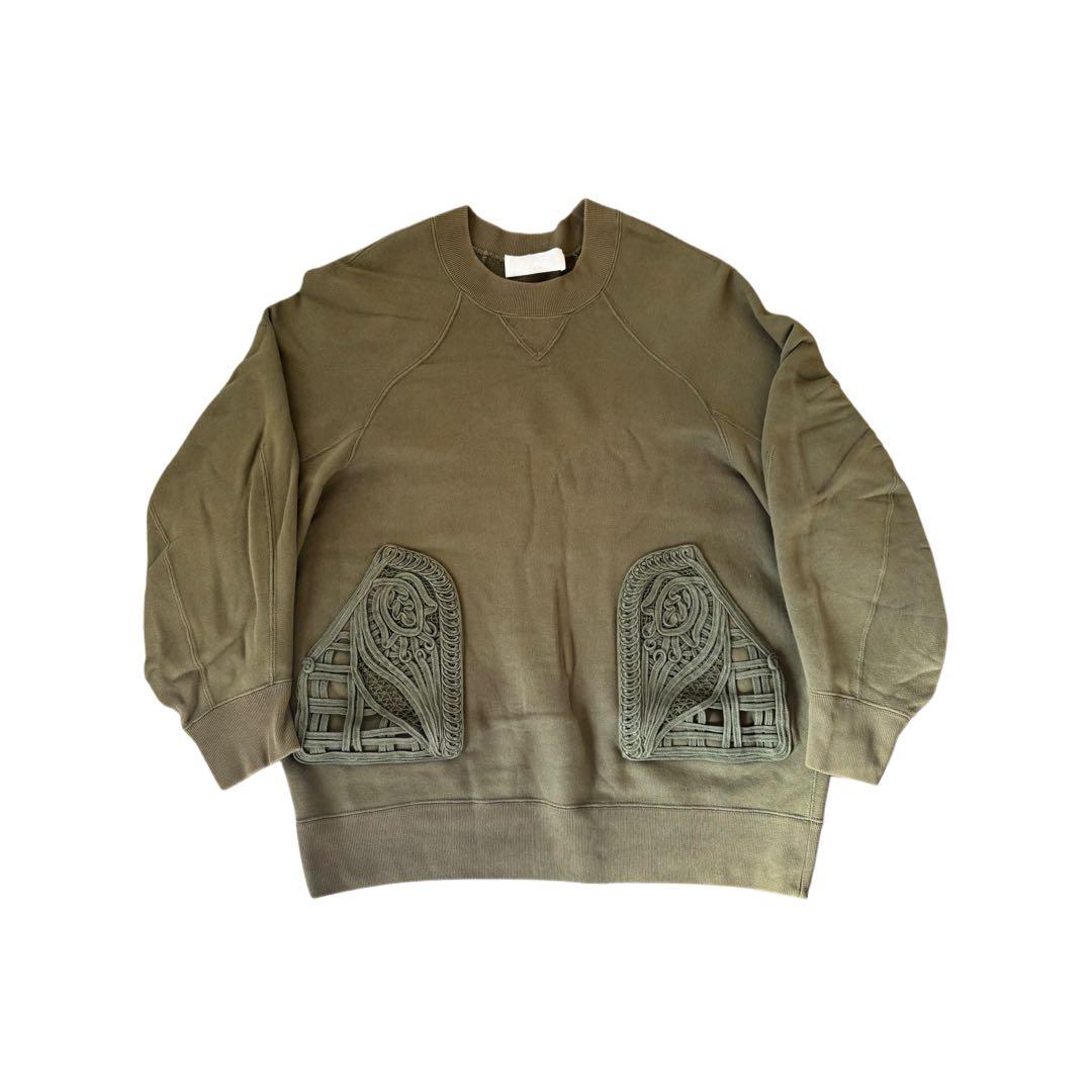 Mame Kurogouchi マメ クロゴウチ 刺繍 スウェット