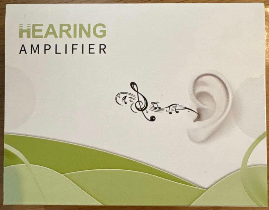 1点のみ‼️集音器　5段階音量調整　ハウリング防止　両耳対応　音声拡聴器　簡単操作