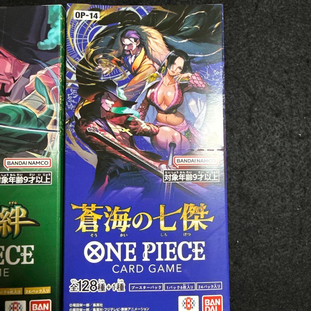 テープ付き　ワンピースカード 師弟の絆　蒼海の七傑　ボックス　セット