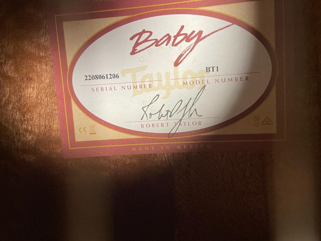 ほぼ新品 Taylor Baby Taylor BT1