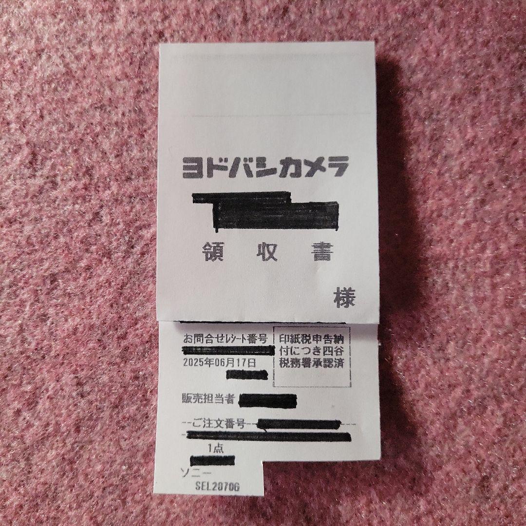 美品　SONY SEL2070G FE 20-70mm F4 G　フィルター付き