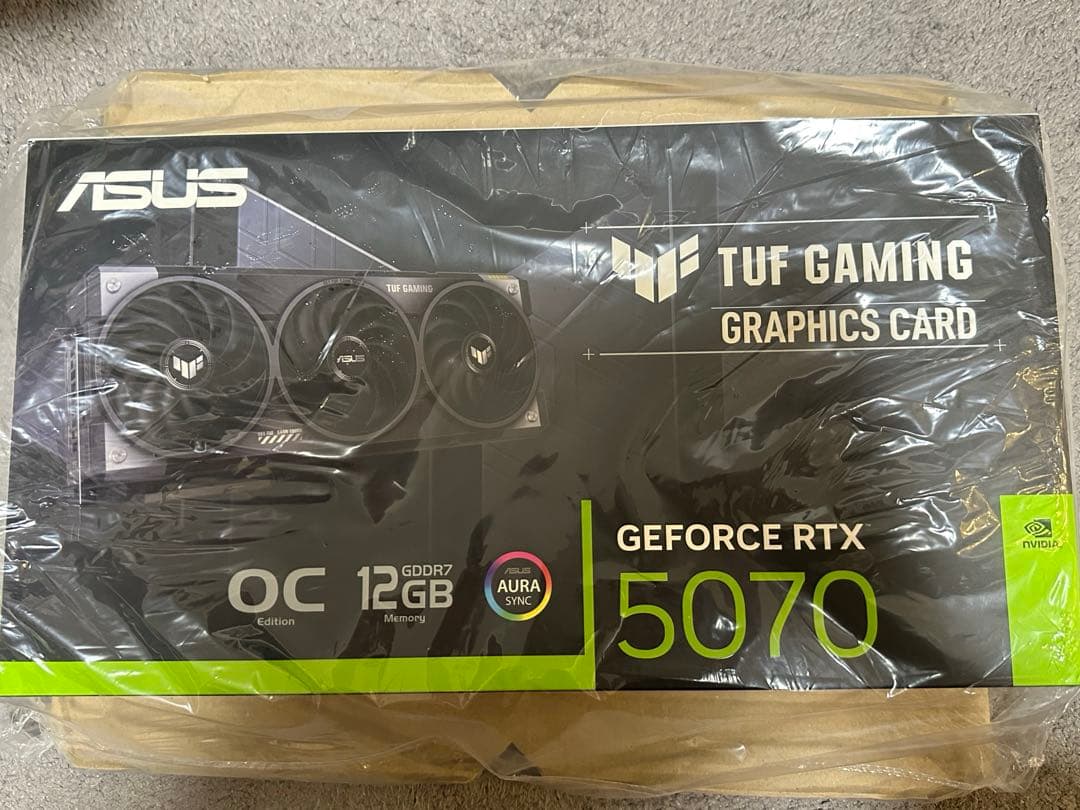 グラフィックボード・グラボ・ビデオカード ASUS rtx5070 tuf gaming