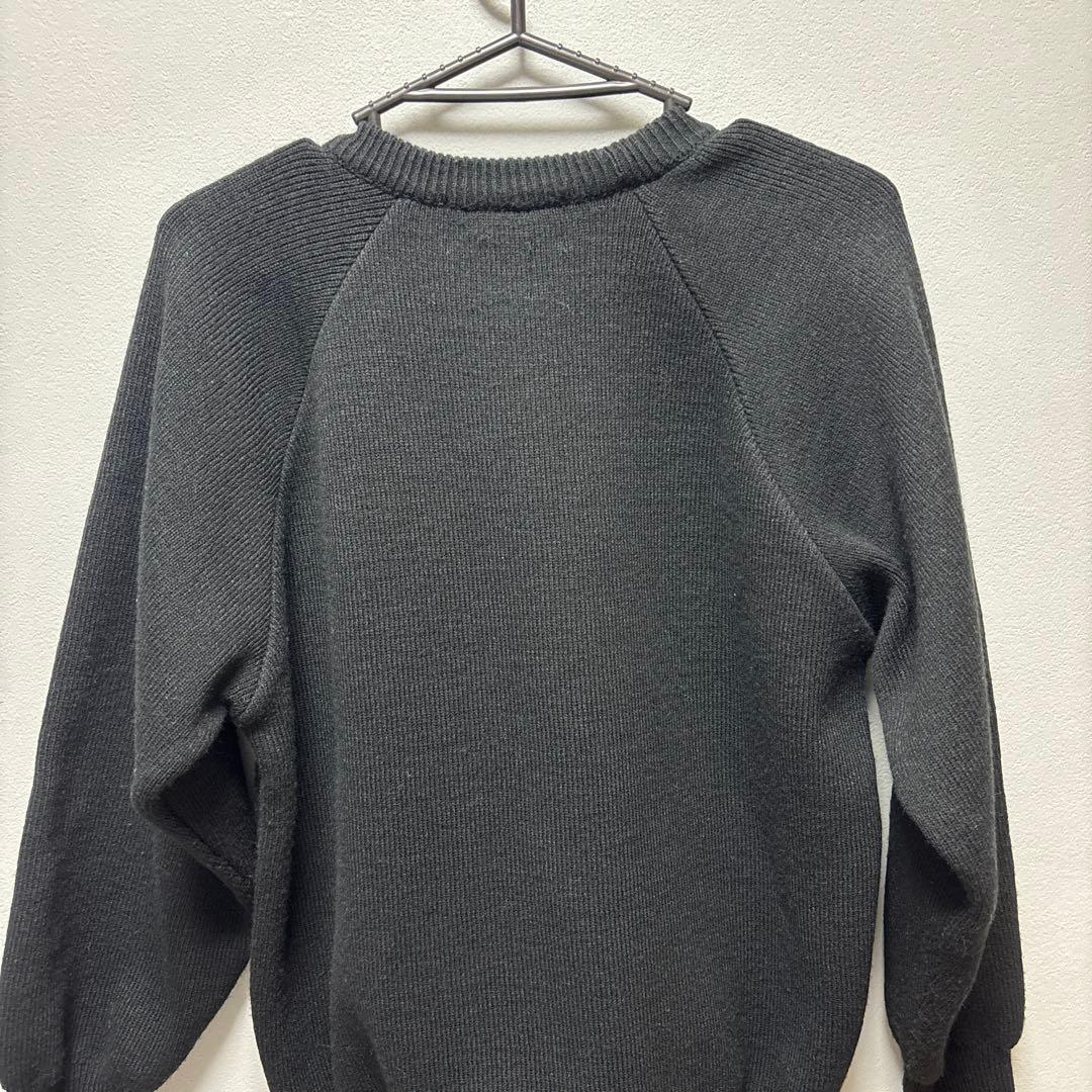 COMME des GARÇONS 短丈黒セーター　black CDG