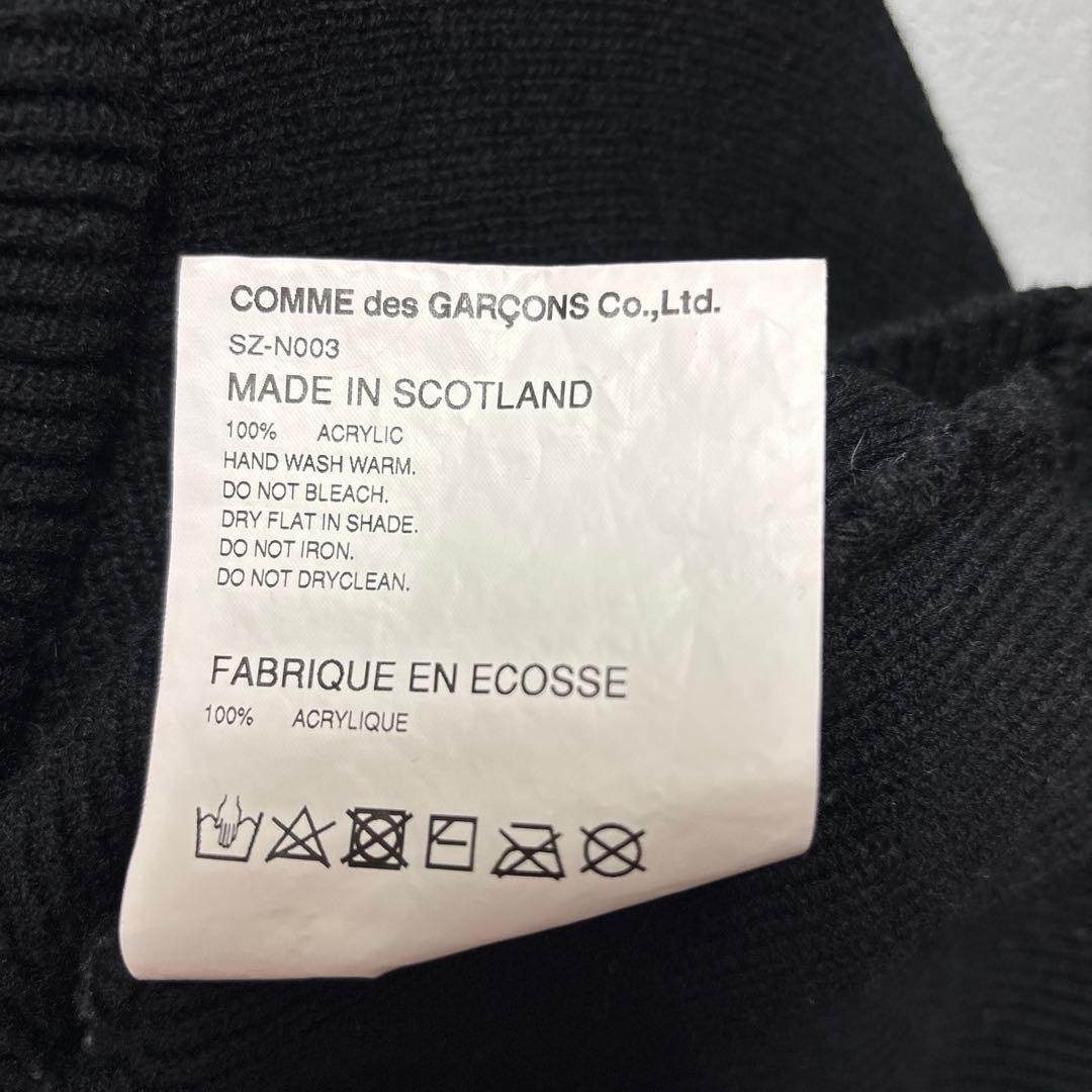 COMME des GARÇONS 短丈黒セーター　black CDG