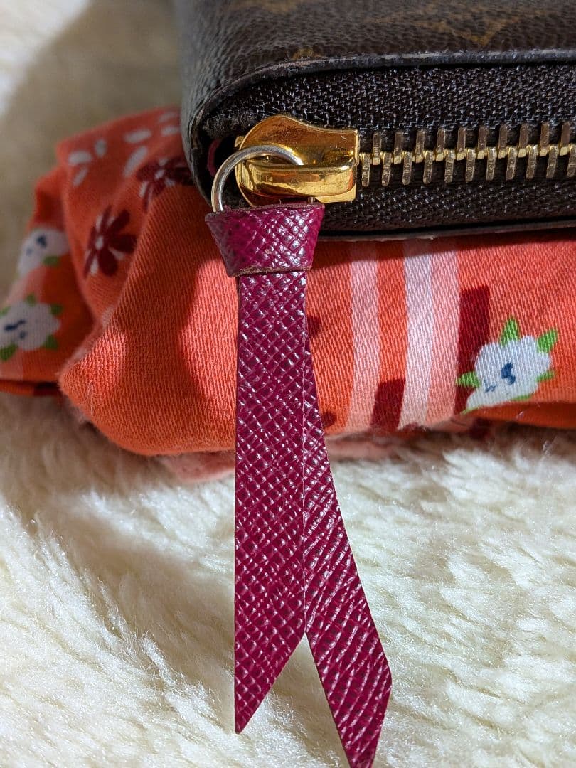 ルイヴィトン 長財布 ポルトフォイユ クレマンス フューシャピンク