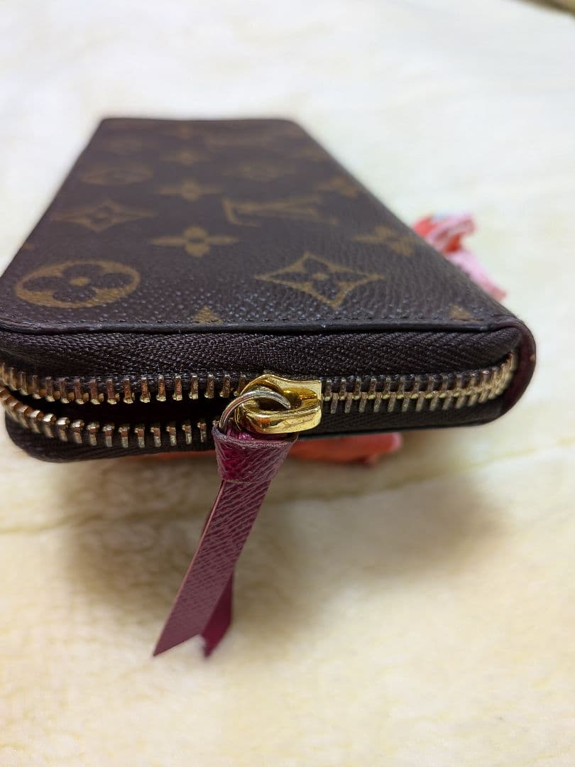 ルイヴィトン 長財布 ポルトフォイユ クレマンス フューシャピンク