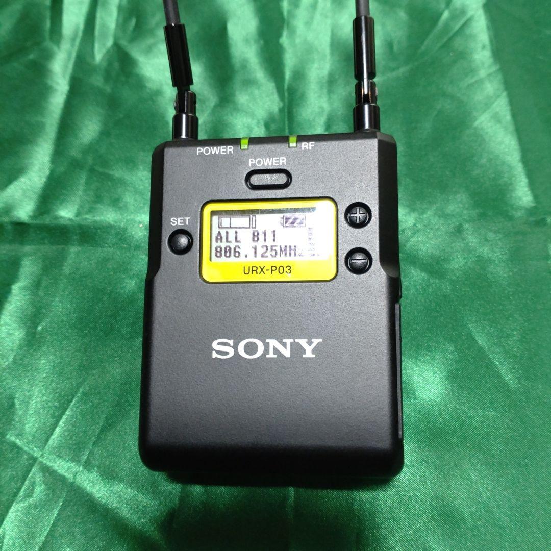 SONYソニー　ワイヤレスピンマイクUTX-B03 URX-P03 セット