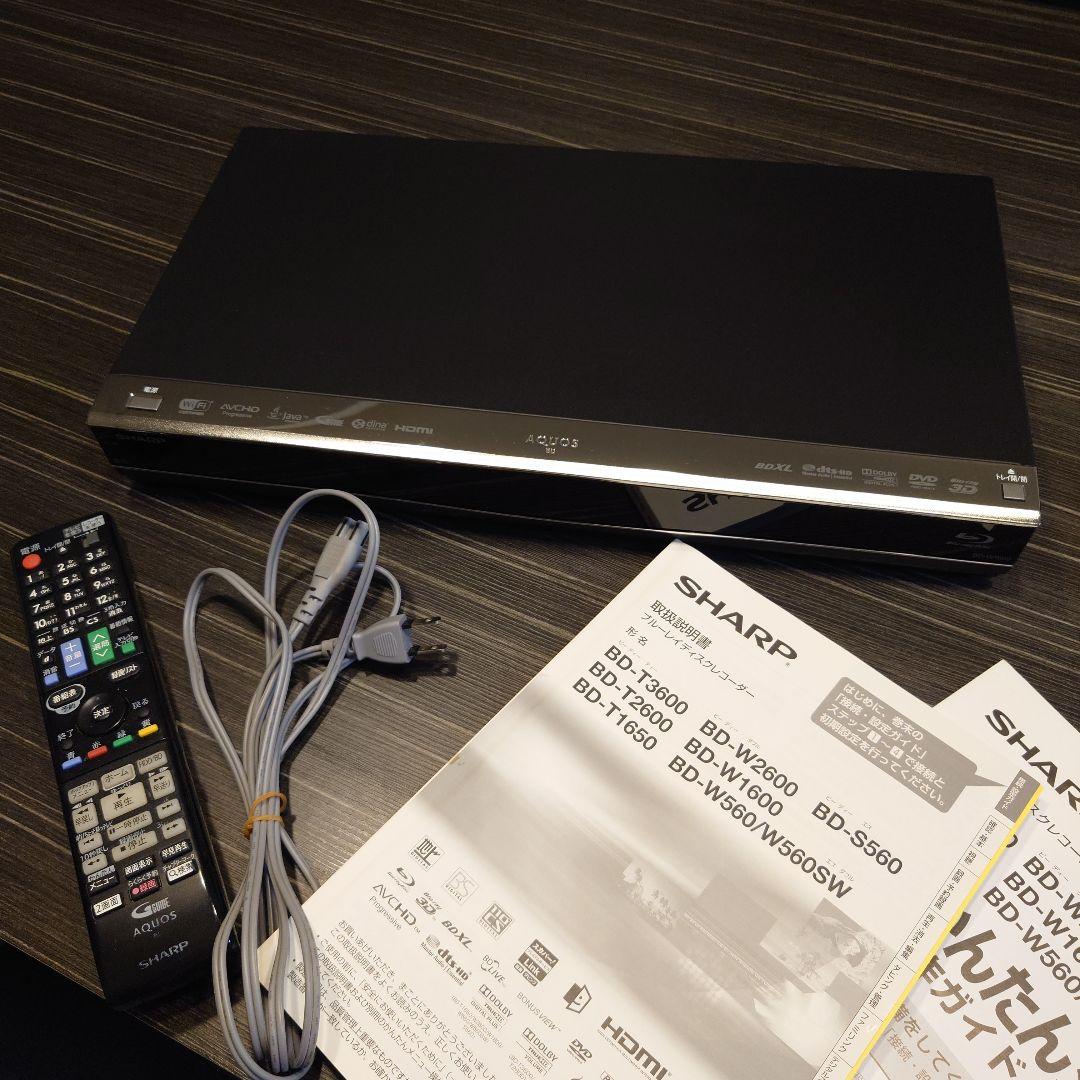 SHARP ブルーレイレコーダー BD-W1600