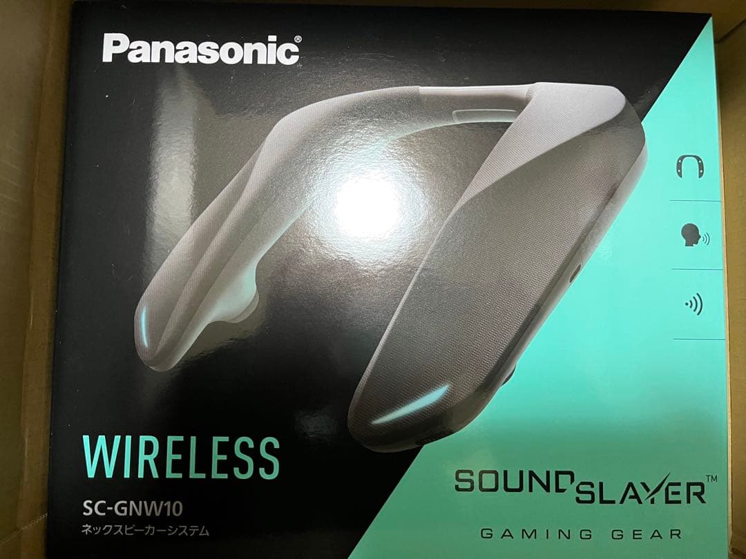 パナソニック ゲーミングネックスピーカー SC-GNW10 ワイヤレスモデル ブ