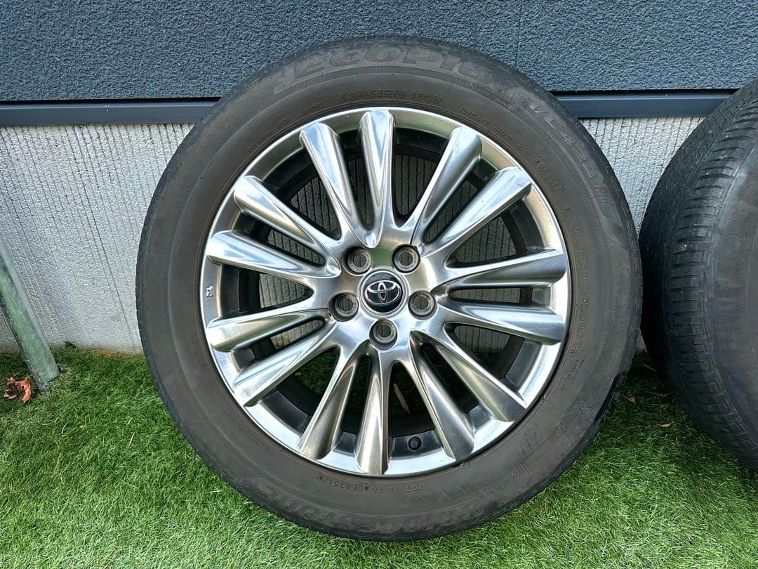 ハリアー60トヨタ 18インチ ホイールセット 純正ホイール