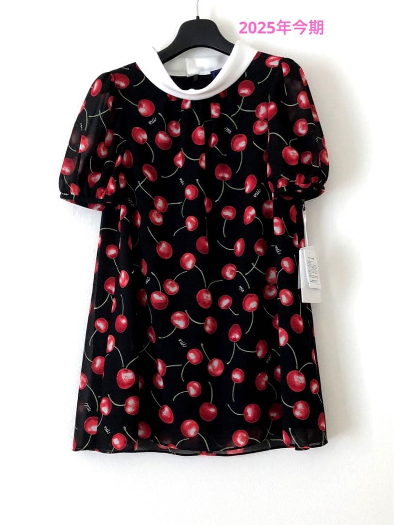 エムズグレイシー　今期　チェリー柄チュニック38サイズ
