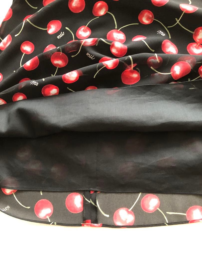 エムズグレイシー　今期　チェリー柄チュニック38サイズ