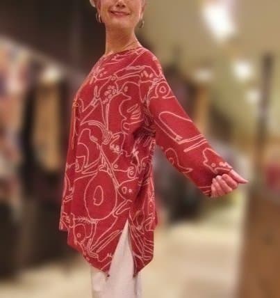 ヨーガンレール　美品　モンスタープリントチュニック　黒　ババグーリ