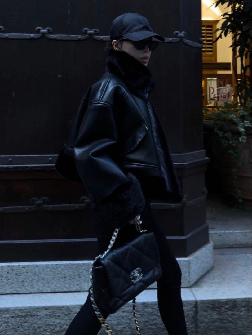 【未使用品】Glamlips リバーシブル ボンディング FURジャケット