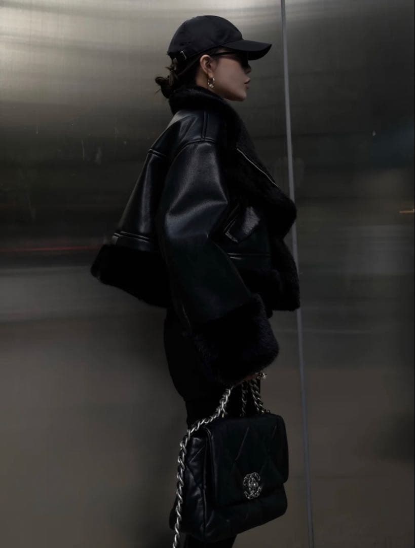 【未使用品】Glamlips リバーシブル ボンディング FURジャケット