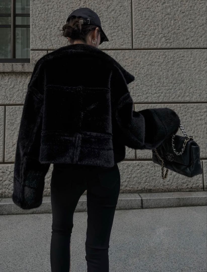 【未使用品】Glamlips リバーシブル ボンディング FURジャケット