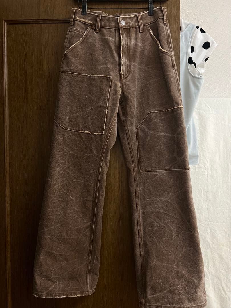 Acne Studios パッチキャンバストラウザー