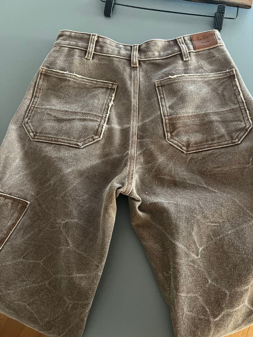 Acne Studios パッチキャンバストラウザー