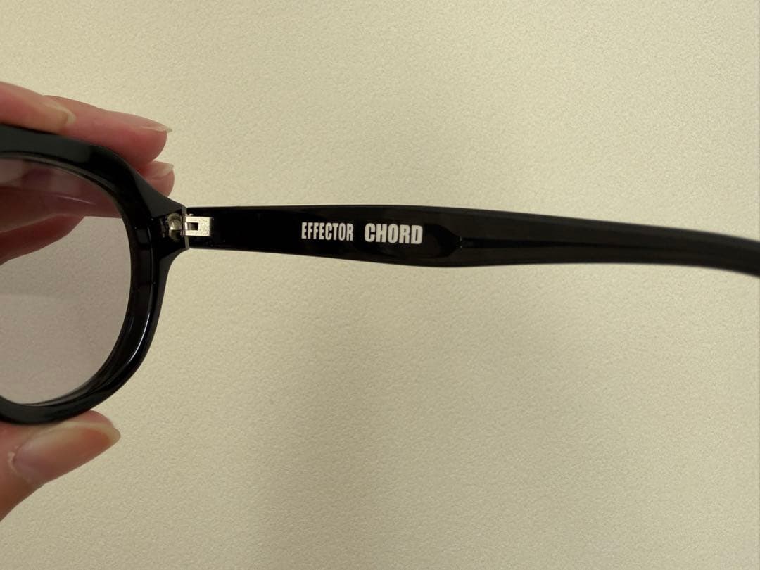 EFFECTOR CHORD ブラック メガネ　サングラス