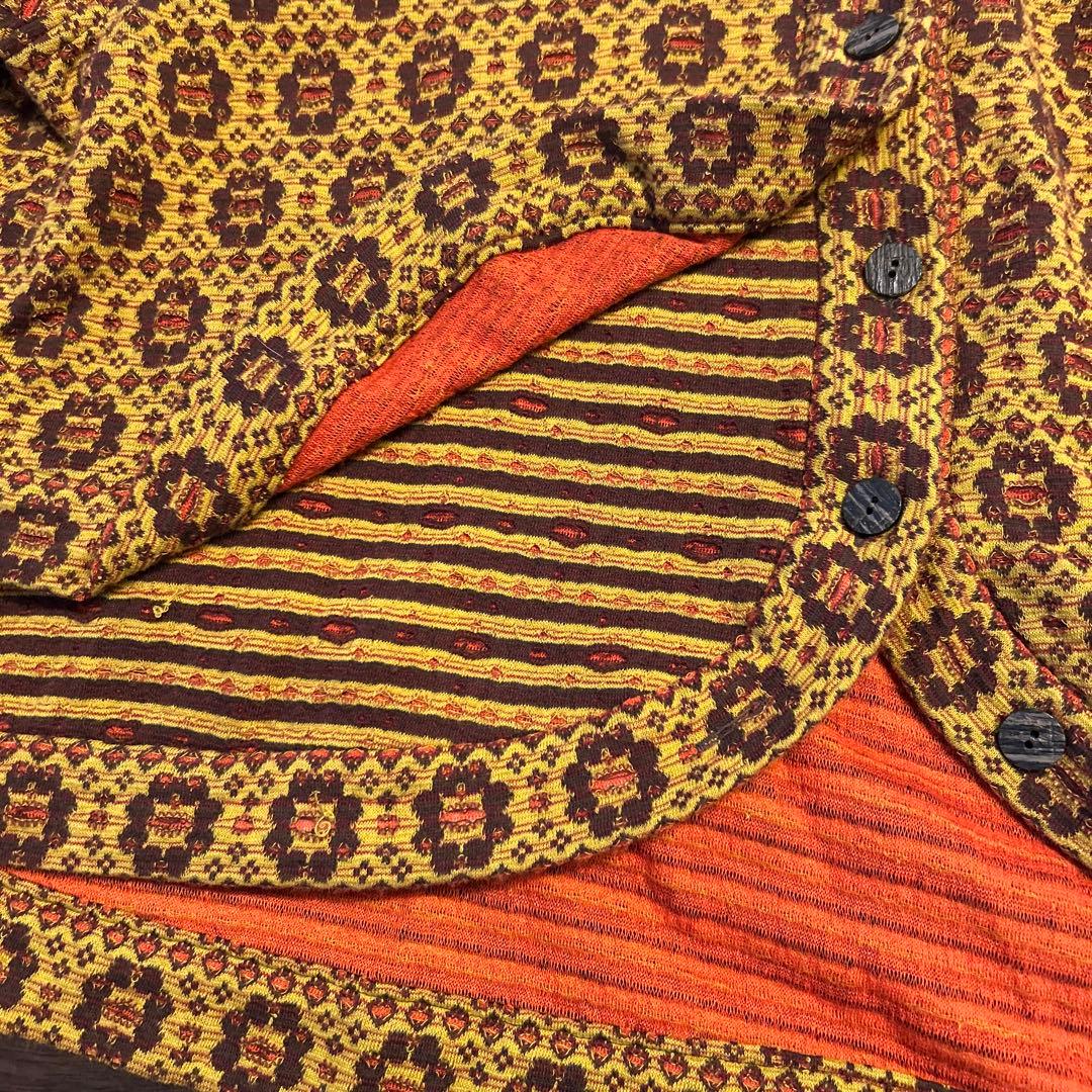 慈雨　幾何学模様 テーラードジャケット40