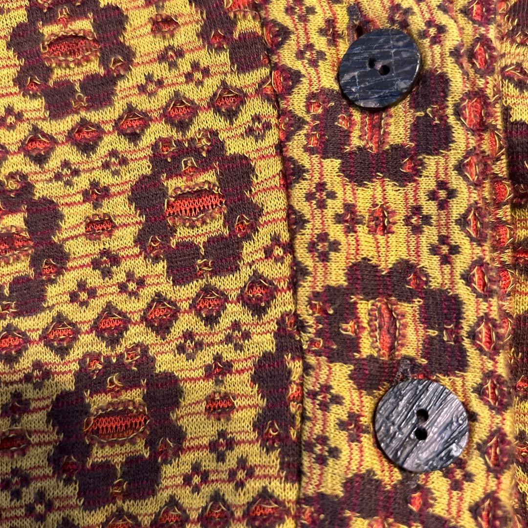 慈雨　幾何学模様 テーラードジャケット40