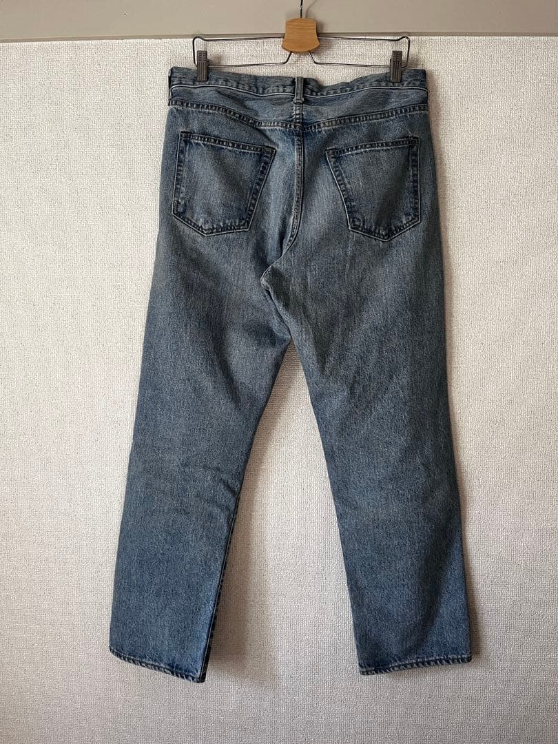 A PRESSE アプレッセ Washed Denim Pants