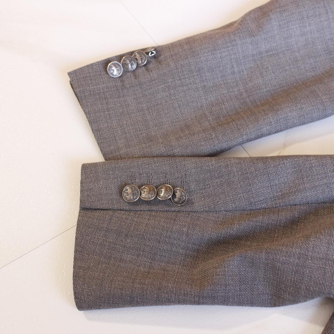 Brooks Brothers 銀ボタンテーラードジャケット Mサイズ グレー