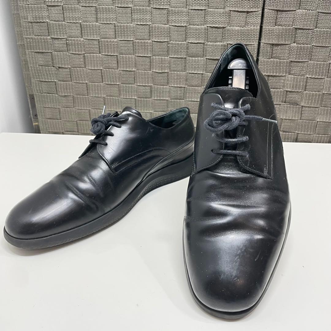 k*k様 HERMES ブラックレザードレスシューズ　43 1/2