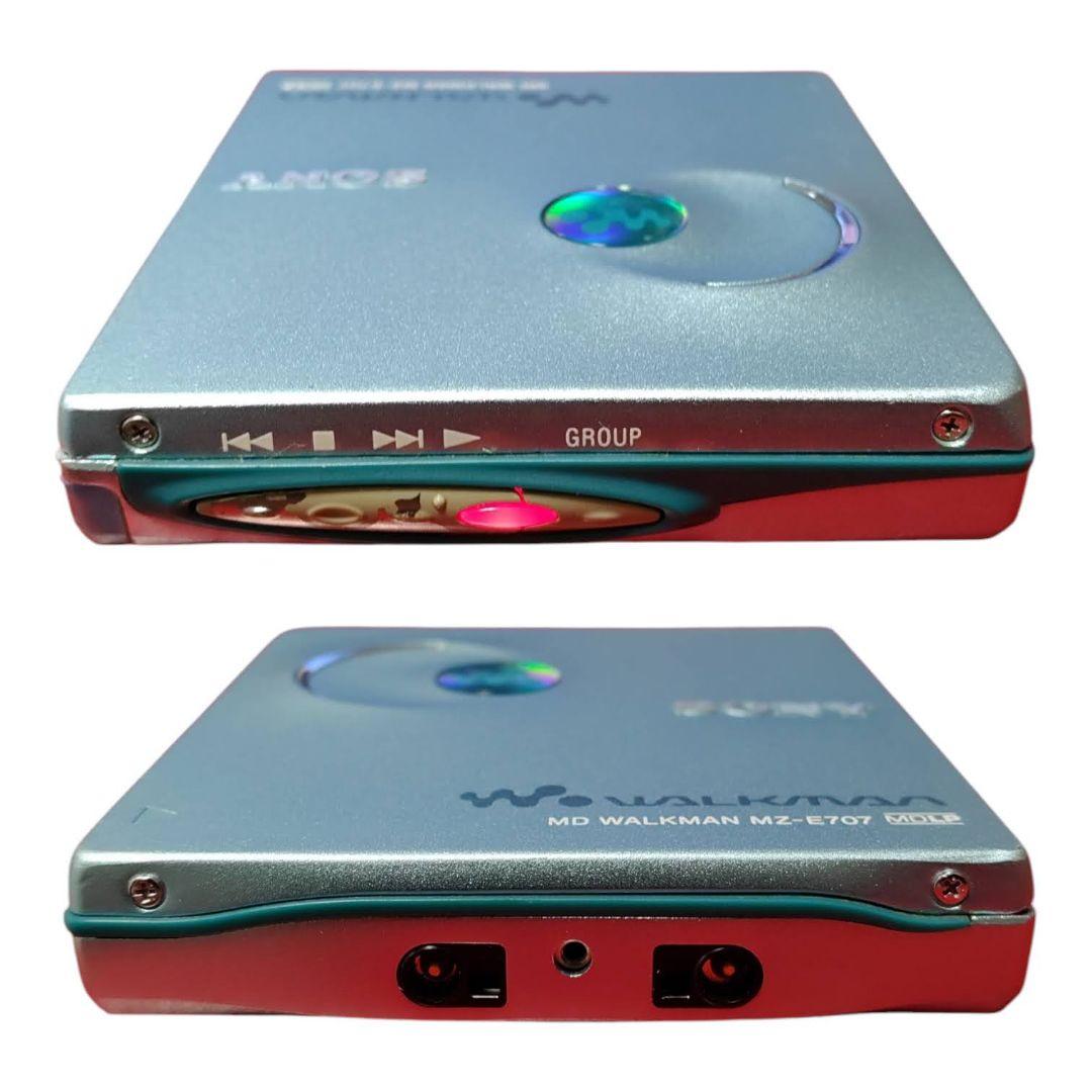 ソニー　MDLP対応　ポータブルMDプレイヤー　MDウォークマン　MZ-E707