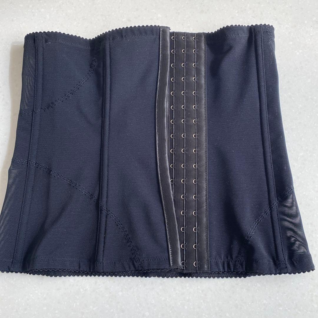 紫陽花 新品　peu a beaute ウエストニッパー ブラックL