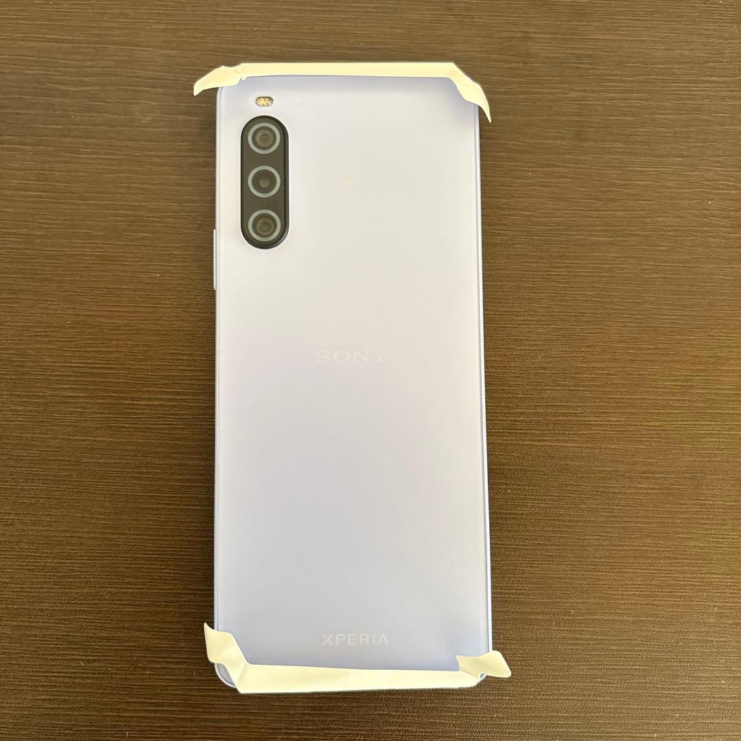 【新品】Xperia 10V ラベンダー ケース付き