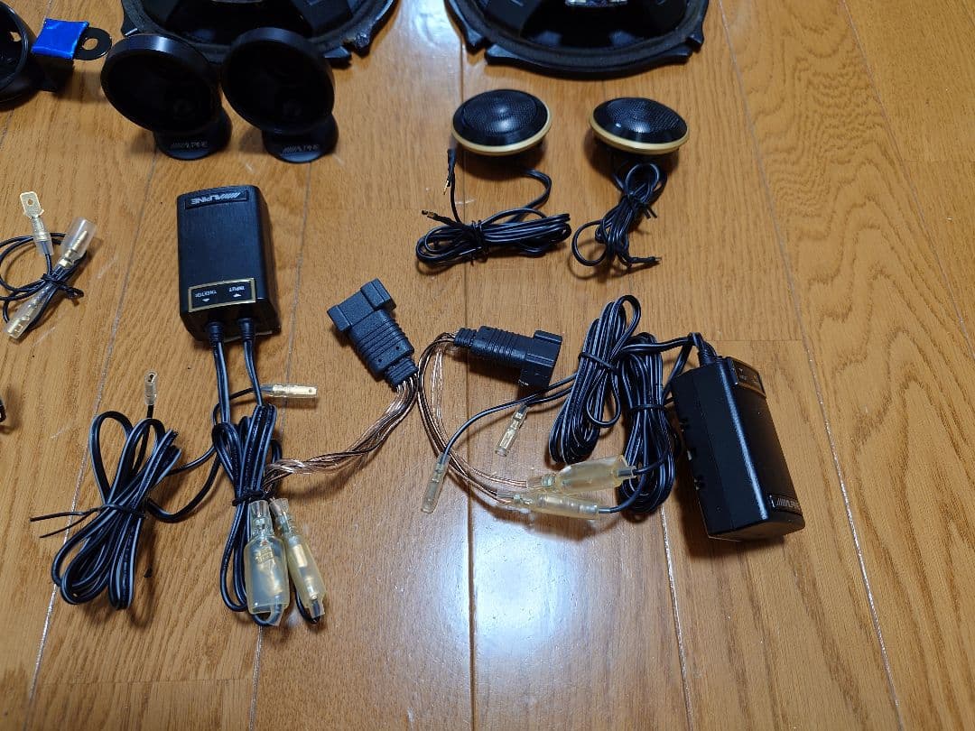 アルパイン X-170S 17cm セパレートスピーカー ウィッシュ用部品付き