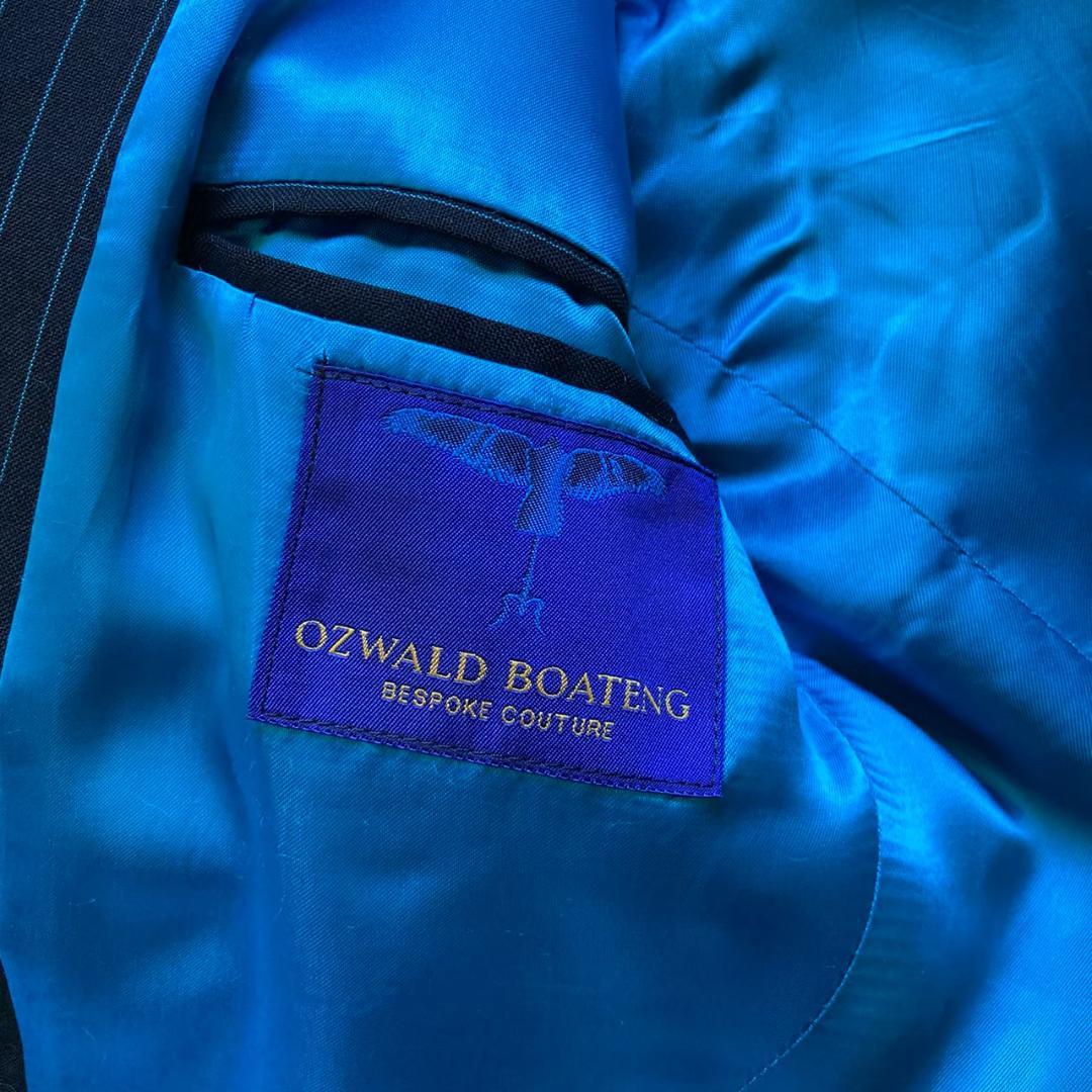 【OZWALD BOATENG】オズワルド ストライプジャケット W134