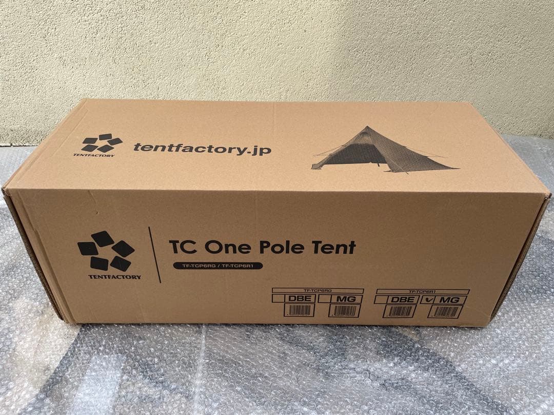 【未開封品】 テントファクトリー TCワンポールテント TF-TCP6R1-MG