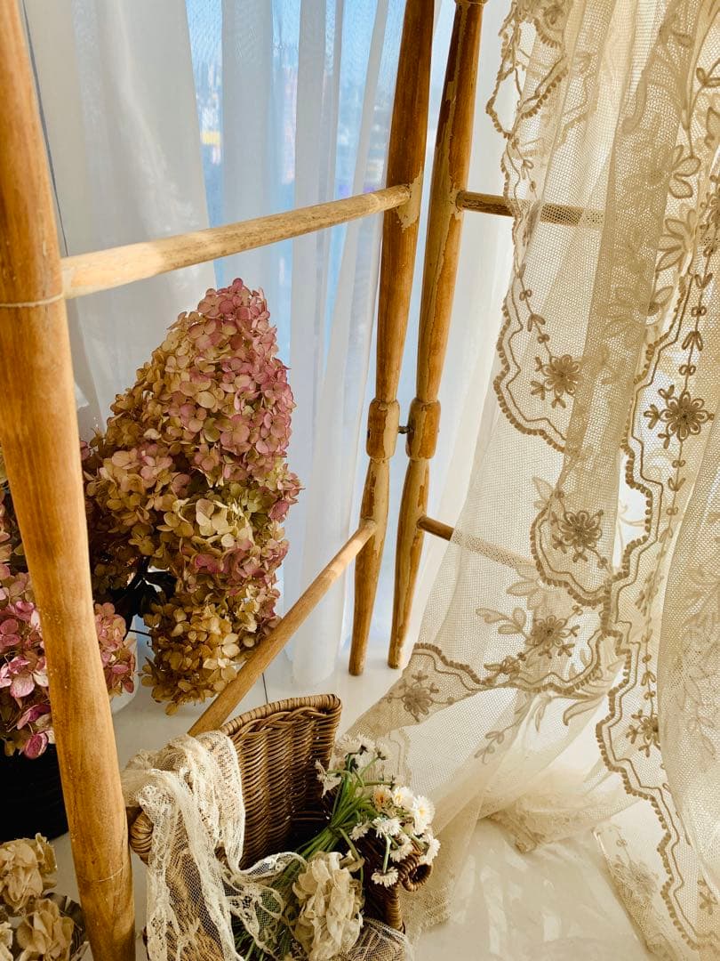 フランスアンティークタオルハンガー※キルトラック※トルション掛け※剥離家具※無垢